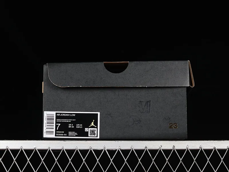 All categories Air Jordan Jordan series basketball shoes Air Jordan 1 Low G version pure original Air Jordan 1 Low AJ1 Joe 1 navy blue low-top cultural and leisure sports sneakers 553558-414